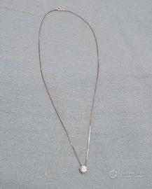 Collana Punto Luce Argento 925 & Zircone