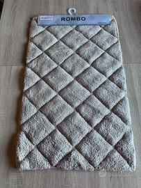 Tappeto Bagno Rombo Spugna Puro Cotone