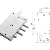 Serratura Compatibile Mottura Doppia Mappa 5 chiav