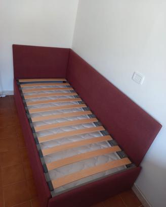 Letto con spalliere e 2° letto a scomparsa