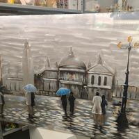 Dipinto su tela Old City Mauro Ferretti 