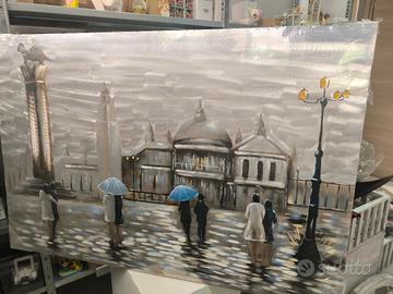 Dipinto su tela Old City Mauro Ferretti 