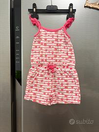 Tutina con fiochetto fragolina