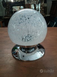 Lampada da tavolo in vetro di murano