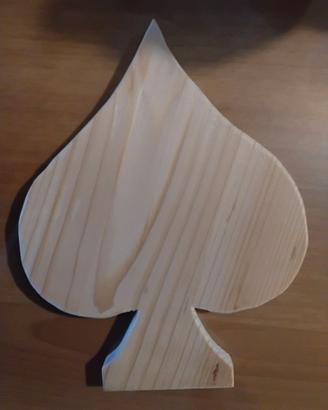 tagliere sotto pentola asso di picche