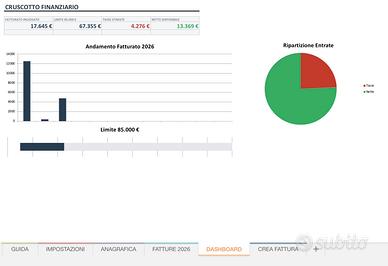 Gestionale Contabilità Forfettario 2026 Excel