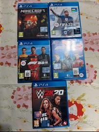 Playstation 4 ps4 firm 12.52 e 5 giochi originali