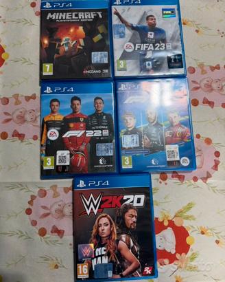 Playstation 4 ps4 firm 12.52 e 5 giochi originali