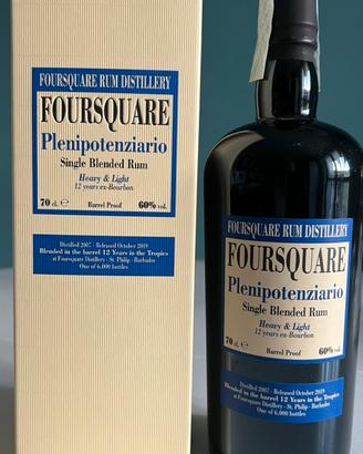Rum Foursquare Plenipotenziario 12 yo