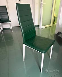 Set 4 Sedie verdi