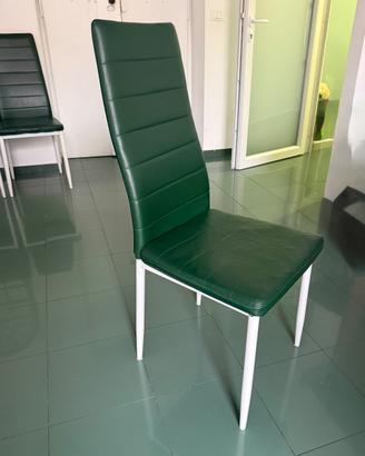 Set 4 Sedie verdi
