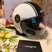 Casco nuovo D Hype bianco XS con visiera