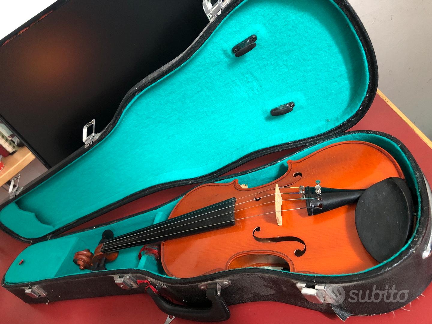 Violino 1/8 Per Bambini E Adulti Principianti – Con Custodia E Archetto – In Acero E Tiglio, Suono Nitido