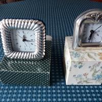 due orologi in argento
