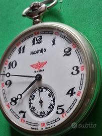 orologio da tasca vintage meccanico russo 