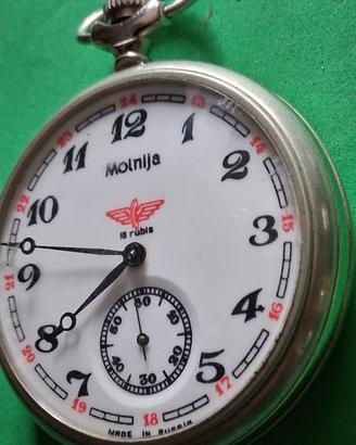 orologio da tasca vintage meccanico russo 