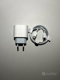 Caricatore 20W Apple + Cavo 60W usb-c/usb-c Apple