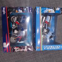 Moto BMW Maisto polizia carabinieri scala gioco