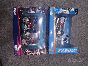Moto BMW Maisto polizia carabinieri scala gioco