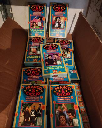 56 video cassette di Franco e Ciccio 