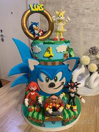 Torta pasta di zucchero Sonic