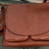 BORSA IN PELLE MARRONE