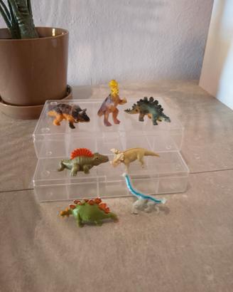 Lotto dinosauri in miniatura jurassic world park