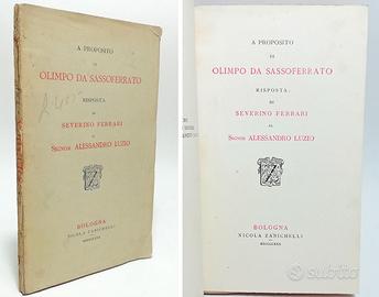 A PROPOSITO DI OLIMPO DA SASSOFERRATO 1880