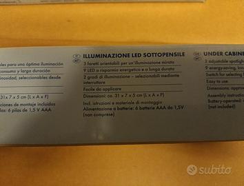 2 Lampade sotto pensile led