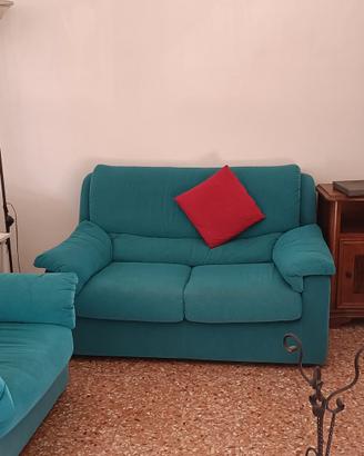 divano 2 posti con poltrona in velluto i