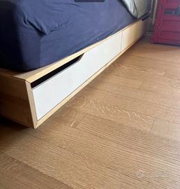 Letto con cassetti