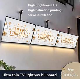 2 led  schermo pubblicità bar e restorante ecc