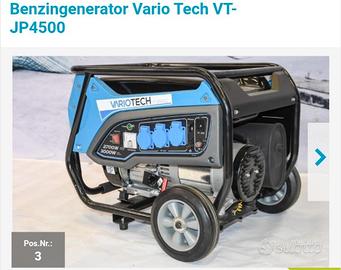 Generatore di corrente 3kW Vario Tech VT-JP4500