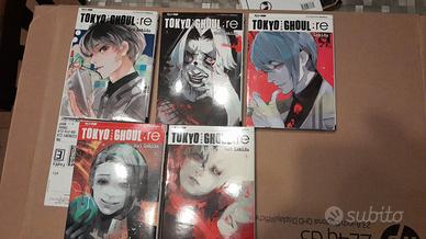 Manga Tokyo Ghoul:RE j-pop edition 5 volumi
