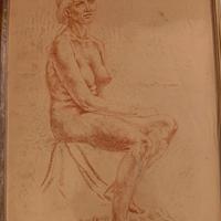 Disegno originale firmato 1980 – Nudo femminile