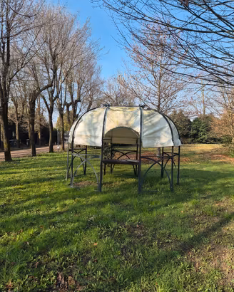 prestigioso gazebo stile classico romantico