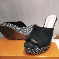 Scarpe estive plateau  blu nr 38