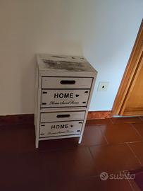 comodino cassettiera home 