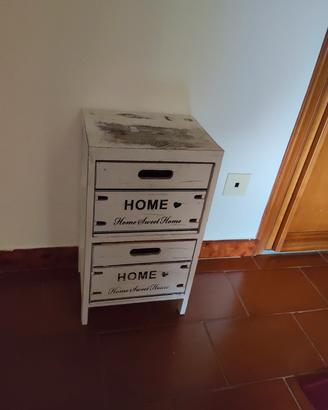 comodino cassettiera home 