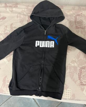 felpa con zip puma