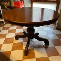 Tavolo rotondo allungabile anni 70