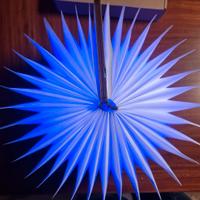 Lampada Libro Luminoso in Legno Led Blu Usb