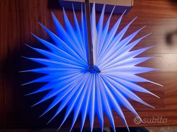 Lampada Libro Luminoso in Legno Led Blu Usb