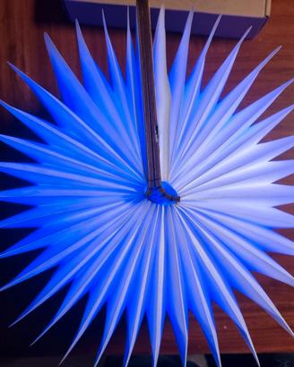 Lampada Libro Luminoso in Legno Led Blu Usb