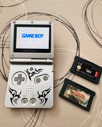 Game Boy Advance SP Tribal AGS-101 Retroilluminato