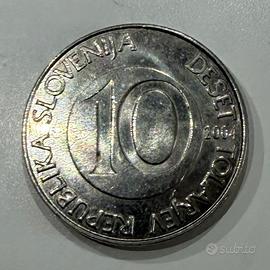 Moneta 10 Tolarjev Slovena