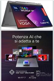 Lenovo Yoga 7 2-in-1 14" nuovo, mai usato 