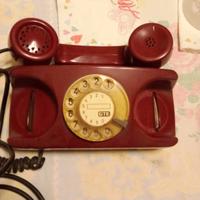 telefono epoca rosso