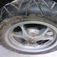 Coppia ruote complete sccoter 125