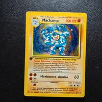 Machamp Prima Edizione - Carte Pokemon Set Base 